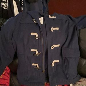Gap boys navy over coat